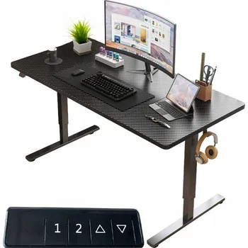 Psací stůl Stůl Muvu Elektrický Psací Stůl Nastavitelný 160x60cm 160 x 60 x 72 cm černý