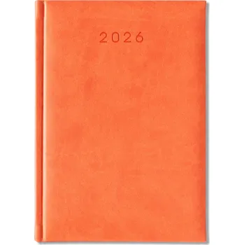 Diář Knižní kalendář 2026 A4 Scriba oranžový