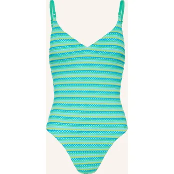 Dámské plavky Seafolly Dámské Plavky Calypso, tyrkysová / žlutá / světle...