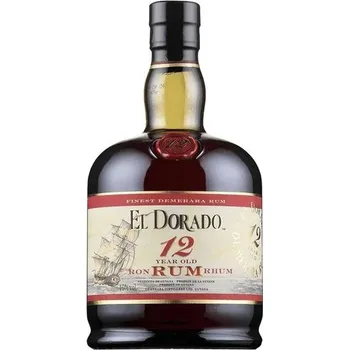 Rum El Dorado 12y 40% 0,7 l (holá láhev)