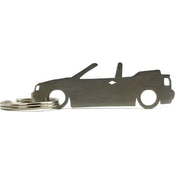 VW Volkswagen Golf MK3 cabrio klíčenka z nerezové oceli