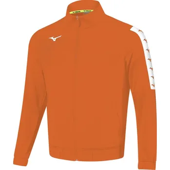 Mizuno Nara Interlock Track Jacket M - Orange Velikost: L