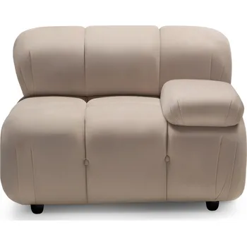 Pohovka Modul pohovky Fluf Big samet pravý světle béžový