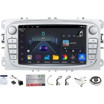 Autorádio ANDROID RÁDIO NAVIGACE GPS FORD FOCUS S-MAX MONDEO MK3 WIFI CARPLAY 4/64GB