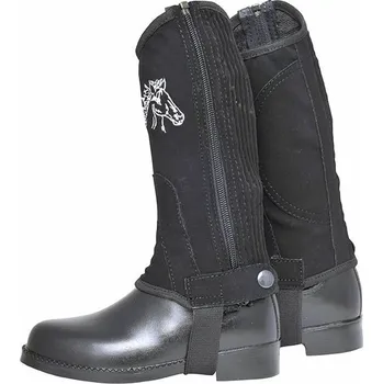 Vybavení pro jezdce HKM Minichaps umělá kůže s koníčkem vel. 12