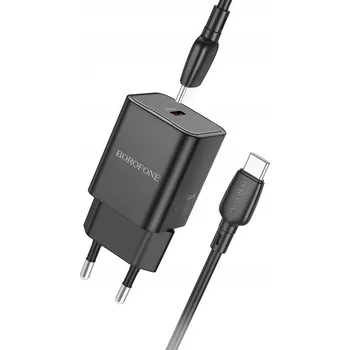Borofone Síťová nabíječka BN13 Safety GaN - USB-C - PD 30W s kabelem USB-C