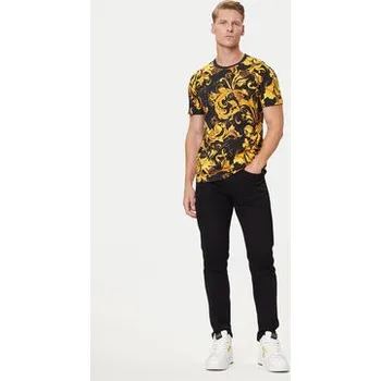 Pánské tričko Versace Jeans Couture T-Shirt 79GAH6S0 JS515 Černá Regular Fit 3XL