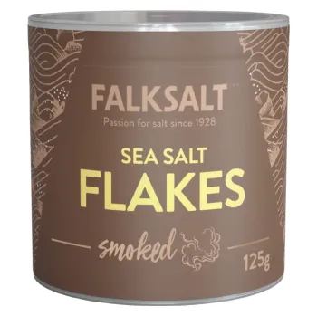 Kuchyňská sůl Mořská vločková sůl uzená 125g Falksalt