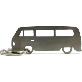VW Volkswagen VW T2 klíčenka z nerezové oceli