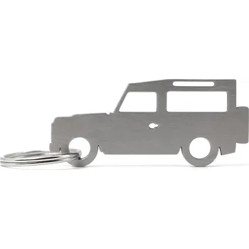 Land Rover Defender klíčenka z nerezové oceli