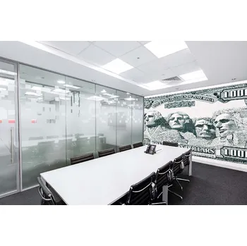 Fototapeta DIMEX | Samolepicí vliesová fototapeta na zeď Mount Rashmore na bankovce MA-5-2949 | 375 x 250 cm | zelená, bílá + Samolepicí vliesová fototapeta na stěnu DIMEX Mount Rashmore na bankovce MA52949 v rozměru 375 x 250 cm