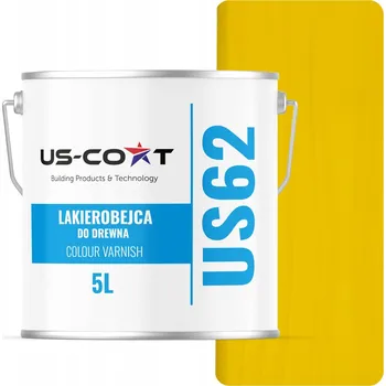 barva a nátěr na dřevo Lazurovací lak US-Coat 5 l žlutý polomat