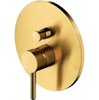 Vodovodní baterie Podomítková vanová a sprchová baterie Omnires zlatá