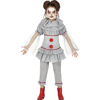 Karnevalový kostým Guirca Dětský kostým - Killer Clown dívka Velikost - děti: L: 129-137 cm