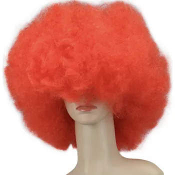 Karnevalová paruka Paruka Afro - červená