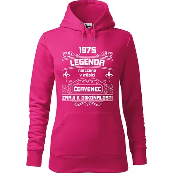 Pánská mikina Dámská mikina Zraji k dokonalosti Velikost (žena): M, Vyberte barvu: Purpurová