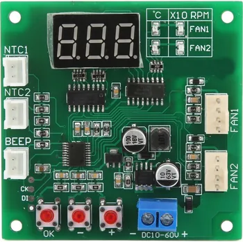 IP kamera MODUL ŘÍZENÍ TEPLOTY A OTÁČEK VENTILÁTORU PWM, 2-KANÁLOVÝ, 4-PINOVÝ