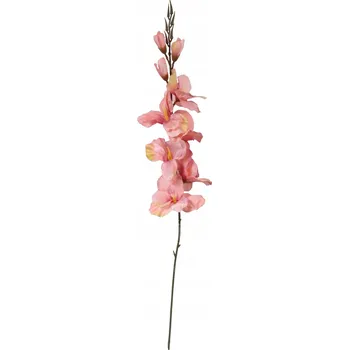 umělá květina BÍLÁ GLADIOLA UMĚLÉ KVĚTINY Goliat