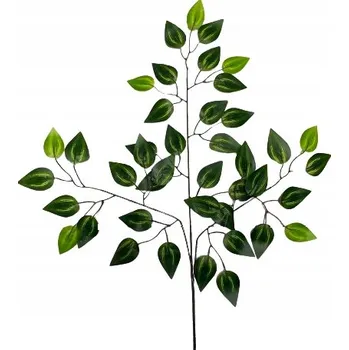 umělá květina UMĚLÉ LISTY BENIAMIN FICUS Arms Zelená Větvička na aranžování Husté