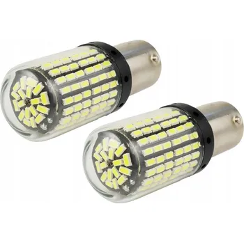 Autožárovka HUR LED SVĚTLA AUTO ŽÁROVKA P21W 144 VEDL SMD 3014 CANBUS BA15S AUTO ŽÁROVKY 2KS