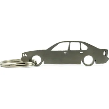 BMW 5 series E34 limousine klíčenka z nerezové oceli