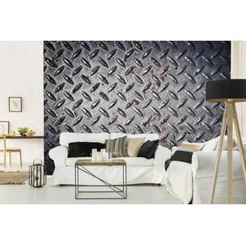 Fototapeta DIMEX | Samolepicí vliesová fototapeta na zeď Průmyslové pozadí MA-5-2624 | 375 x 250 cm | metalická + Samolepicí vliesová fototapeta na stěnu DIMEX Průmyslové pozadí MA52624 v rozměru 375 x 250 cm