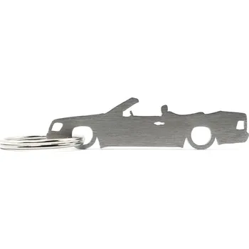 Mercedes E W124 cabrio klíčenka z nerezové oceli