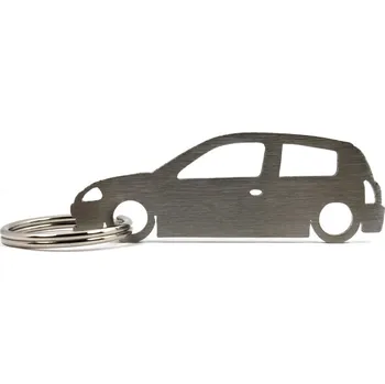 Renault Clio 2gen 3d klíčenka z nerezové oceli