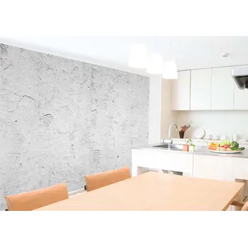 Fototapeta DIMEX | Samolepicí vliesová fototapeta na zeď Zašlá omítka MA-5-2429 | 375 x 250 cm | šedá + Samolepicí vliesová fototapeta na stěnu DIMEX Zašlá omítka MA52429 v rozměru 375 x 250 cm