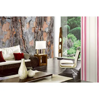 Fototapeta DIMEX | Samolepicí vliesová fototapeta na zeď Textura kůry borovice MA-5-2342 | 375 x 250 cm | hnědá, šedá + Samolepicí vliesová fototapeta na stěnu DIMEX Textura kůry borovice MA52342 v rozměru 375 x 250 cm