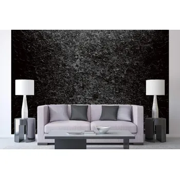 Fototapeta DIMEX | Samolepicí vliesová fototapeta na zeď Detail černé textury MA-5-2614 | 375 x 250 cm | černá + Samolepicí vliesová fototapeta na stěnu DIMEX Detail černé textury MA52614 v rozměru 375 x 250 cm