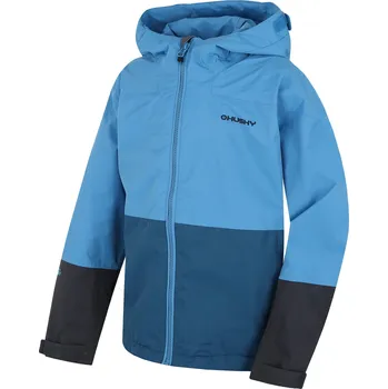 Chlapecká bunda Husky Dětská hardshell bunda Nicker K modrá/tm. modrá Velikost: 122-128