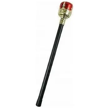 Karnevalový kostým ŽEZLO KRÁLE ČERVENÉ LUXUSNÍ BETLÉM PT 024