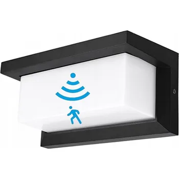 Venkovní osvětlení Venkovní nástěnné svítidlo Goled černé, integrovaný LED zdroj 12 W