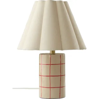 Lampička Jotex Béžová keramická stolní lampa RUTHIE