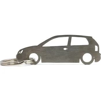 VW Volkswagen Polo 9N 3d klíčenka z nerezové oceli