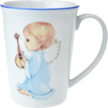 Český porcelán, Dubí Hrnek Erin 420 ml Andělíček modrý