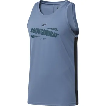 Pánské tričko Reebok LM BC Tank - blue slate Modrý (S)