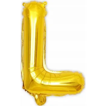 Balónek Fóliový balónek Písmeno "K" ZLATÝ zlatý 40 cm