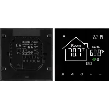 Termostat WiFi programovatelný chytrý termostat TUYA WLAN AC100~250V 16A LCD