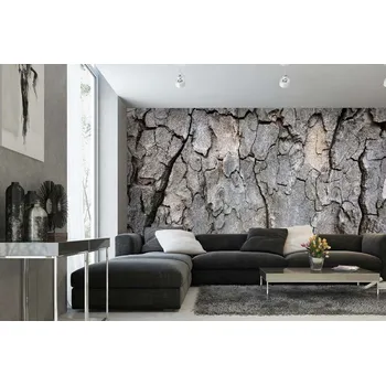 Fototapeta DIMEX | Samolepicí vliesová fototapeta na zeď Kůra stromu MA-5-2339 | 375 x 250 cm | hnědá, šedá + Samolepicí vliesová fototapeta na stěnu DIMEX Kůra stromu MA52339 v rozměru 375 x 250 cm