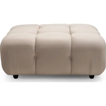 Taburet Modulový taburet Fluf Big 96 cm samet světle béžový