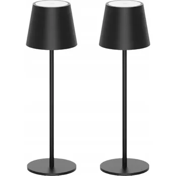 Lampička K-BRIGHT LED STOLNÍ LAMPA 36CM ELEGANTNÍ 2 KUSY RGB BEZDRÁTOVÁ