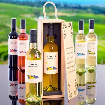 CONTRABAND.ZONE - Víno Sedlák v Dárkové Kazetě Standardní víko