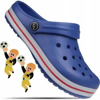Chlapecké sandály PANTOFLE CROCS DĚTSKÉ LEHKÉ PĚNOVÉ + 24