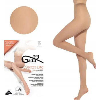 Dámské punčochy Vzorované Punčocháče Gatta Punčocháče Senza dita 10 DEN daino 10den vícebarevné Daino velikost 3
