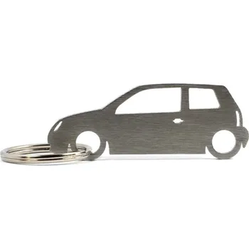 VW Volkswagen Lupo klíčenka z nerezové oceli