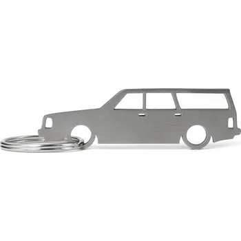 Volvo 240 wagon klíčenka z nerezové oceli