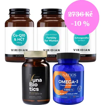 VIRIDIAN Balíček MAXIMA - Kompletní podpora plodnosti a kvality vajíček
