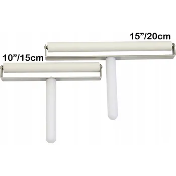 Malířský váleček Váleček na laminaci, nanášení fólie a přitlačení, 10 palců, silikonový, bílý